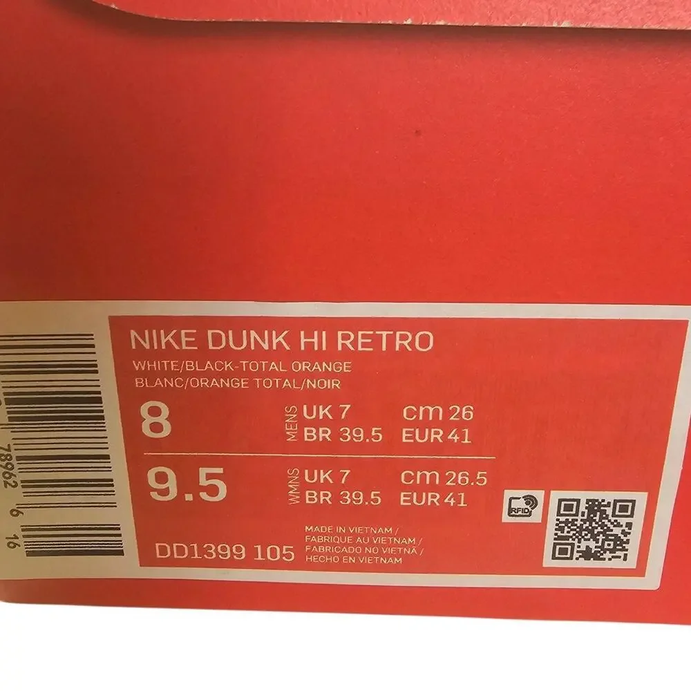 Nike Mens Panda Dunks Hi Retro Basketball Lifestyle Sneakers